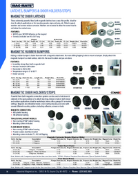 Thumbnail of document Latches, Bumpers, and Door Stop magnets