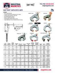 Thumbnail of document Kant Twist Clamp Flyer