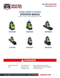 Thumbnail of document BUX Series Battery Powered Lift Magnets