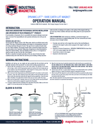 Thumbnail of document DynamicLift manual
