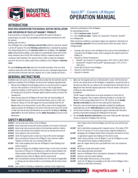 Thumbnail of document BasicLift™ Lift Magnet