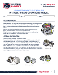 Thumbnail of document T-Trap, 1"-4" Line Size (LLM)