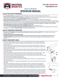 Thumbnail of document On/Off Powergrip manual