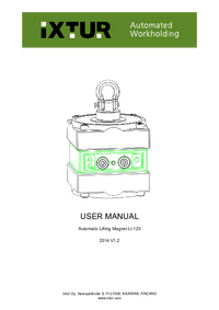 Thumbnail of document IXTUR - LI-120ALM Automatic Lifting Magnet