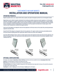 Thumbnail of document Plate and Hump Magnet Manual