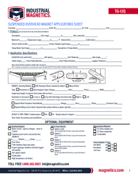 Thumbnail of document Suspended Overhead Magnets RFQ Form