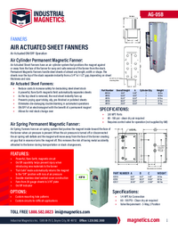 Thumbnail of document Air Actuated Magnetic Sheet Fanners