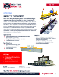 Thumbnail of document Magnetic Tube Lifters