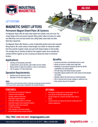 Thumbnail of document Magnetic Sheet Lifters