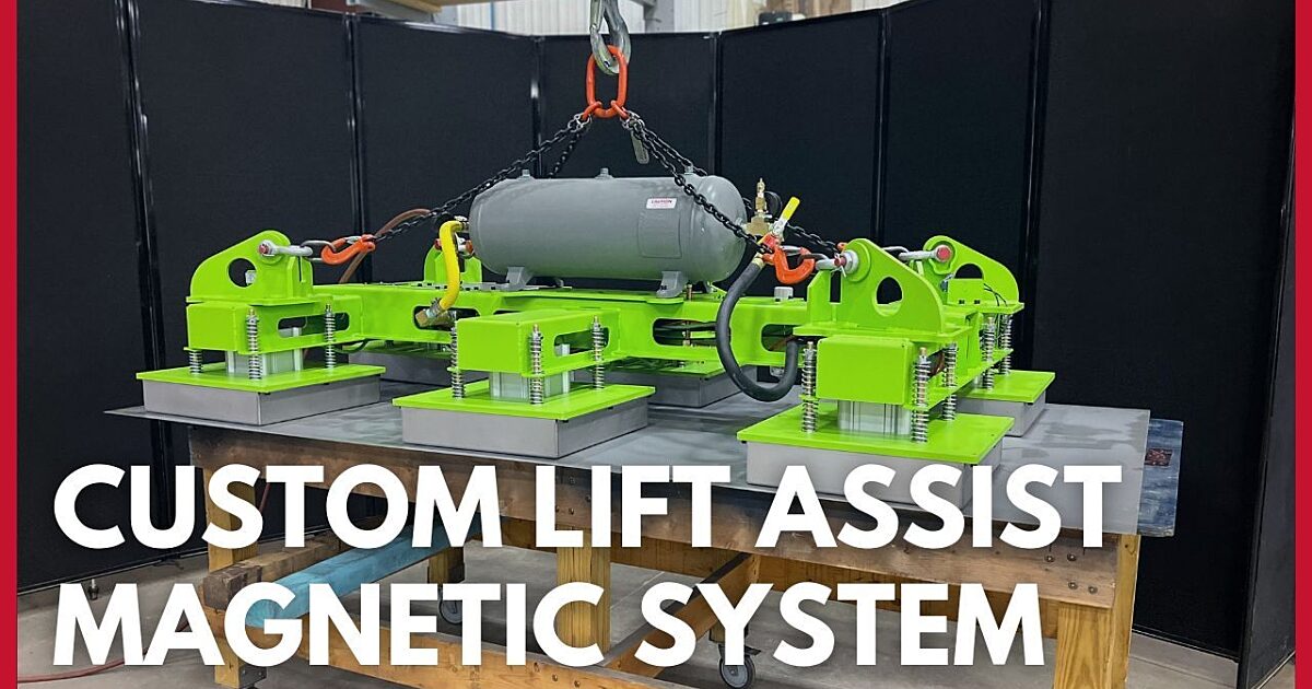 Industrial Magnetics, Inc. | Lift Assist Magnet System - Custom…