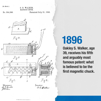 Walker 1896 magnetic chuck patent